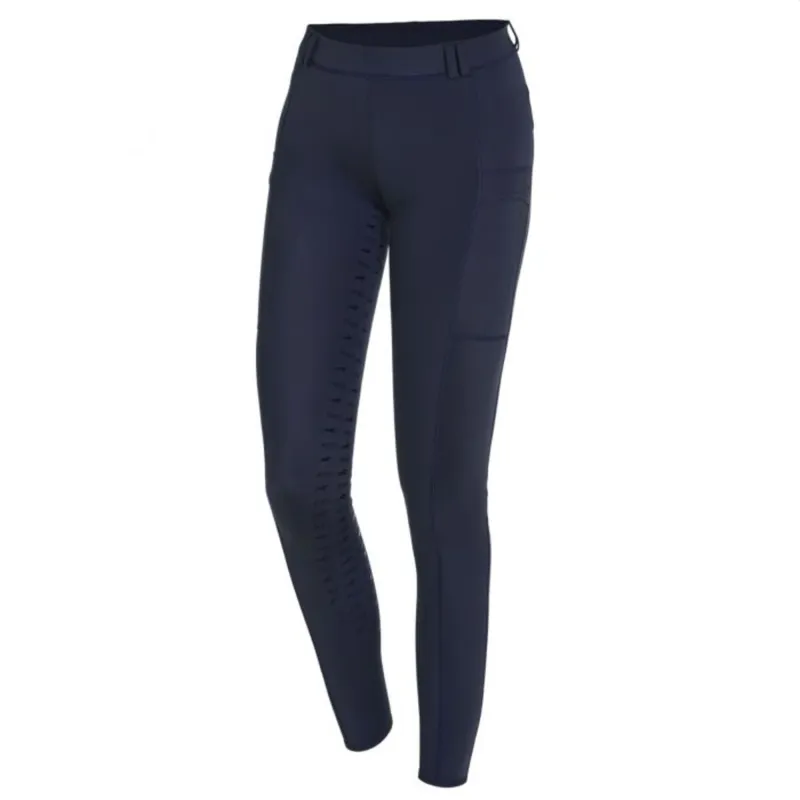 Schockemohle Air Pocket Riding Tights - Dark Blue